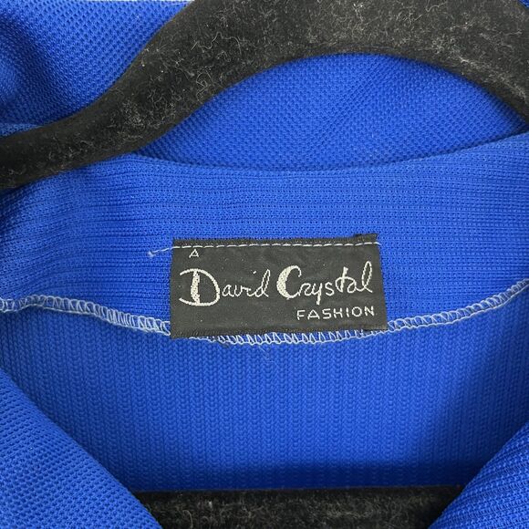 Vintage 1960’s David Crystal EARLY Lacoste Dress Blue Button Front Preppy 8/10 - Picture 5 of 9